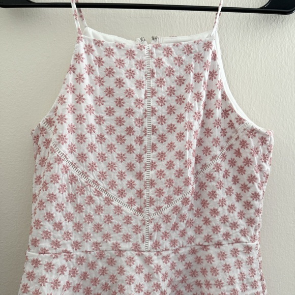 White and Pink Trixxi Embroidered Mini Dress - Picture 3 of 6